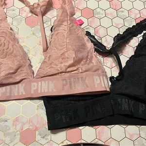 PINK Lace Bralette